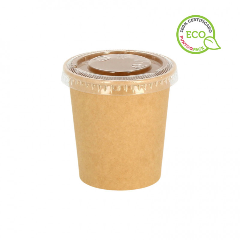 PP Cup Transparent for Sauce with Lid 120ml (50 Units)