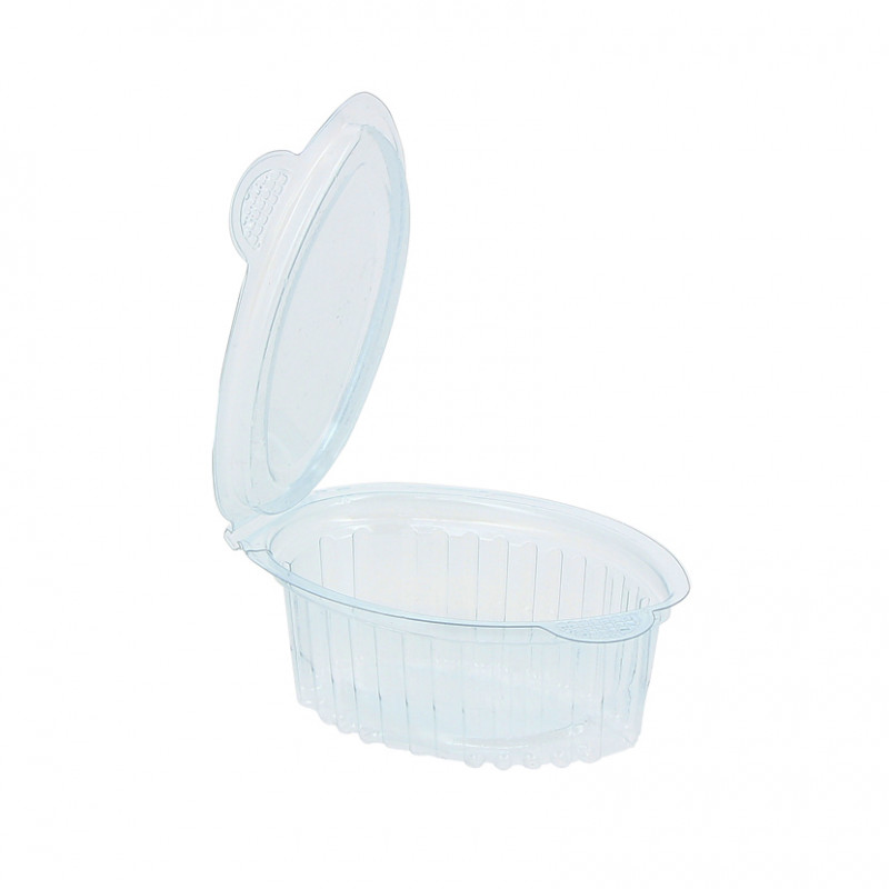 30cc Pet Hinged Lid Sauce Cup