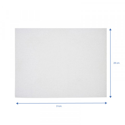 PAPEL ANTIGRASA BLANCO 30X27