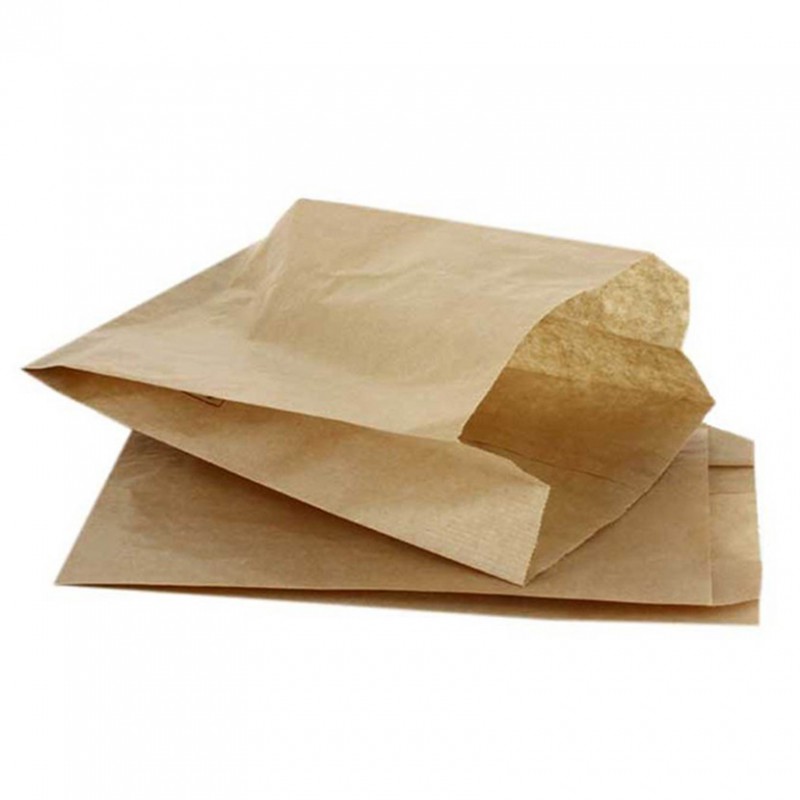 Bolsa de papel kraft (18+7x31cm)