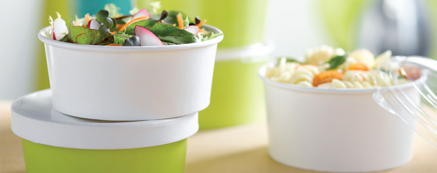 Envases compostables para restaurantes veganos