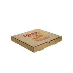 Cajas de pizza kraft pequeña-mediana (30cm) Personalizada